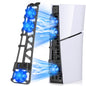 Cooling Fan for PS5 Slim with LED Light,Adjustable 3 Speed,USB 3.0 Port