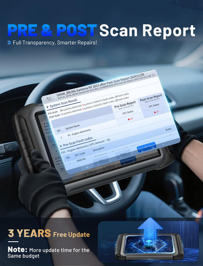XTOOL IP919 PRO V2.0 ECU Programming Scan Tool, Topology Map OBD2 Scanner