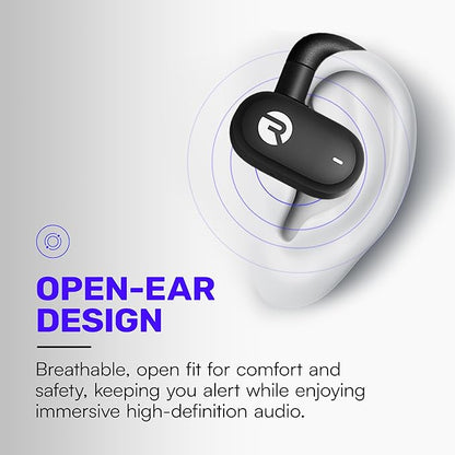 Raycon Everyday Open Earbuds – True Wireless Open Ear Bluetooth Headphones, Hook Design, IPX5 Water Resistant, 40 Hours of Battery Life (Blue)