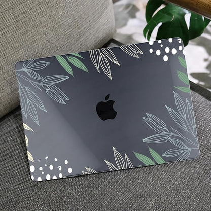 MEEgoodo Case for MacBook Air M4/M3/M2 13.6 inch 2025 2024 2022, Fit Model A3240 A3113 A2681, Compatible with MacBook Air 13 inch, Laptop Hard Shell Case with Keyboard Cover, Drawn Blackboard