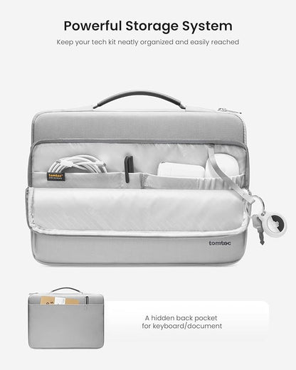 tomtoc 360 Protective Laptop Case for 15-inch 2025 New MacBook Air M4/A3241 M3/A3114 M2/A2941, 15 Inch Microsoft Surface Laptop 7/6, Dell XPS 15 Plus, 15-in MacBook Pro, Acer HP Chromebook 14