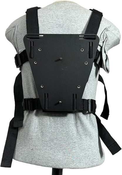 Glide Gear SNC 100 Snorricam Rig – for DSLR, Smartphone – Chest Mount, 3ft Arm, 3.3lb Payload, Lightweight Aluminum Harness