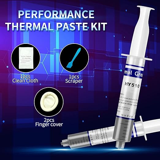 HY-510-25g Thermal Conductivity: >1.93W/m-k CPU Thermal heatsink Paste Silicone Grease Compound Non-Conductive for pc CPU gpu PS4 25Gram