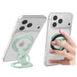 RESPECTED BRO-Magnetic-Phone-Ring-Holder with Dual Rings, Compatible with iPhone 17/16/15/14/13/12, Multifunctional Stand for Office, Gym, Kitchen & All Metal Surfaces, Finger Loop Grip (Light Green)