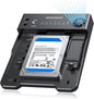 GRAUGEAR SATA SSD/HDD to M.2 NVMe Docking Station, USB-C 10Gbps Clone Station for M.2 NVMe SSD to SATA 2.5”/3.5” SSD & HDD Converter, Offline Cloning, Tool-Free, Built-in Cooling Fan