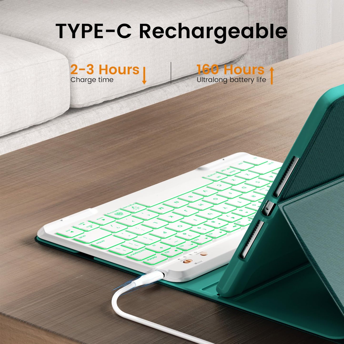 OYEEICE Keyboard Case for iPad Air 13-inch (M2) 2024