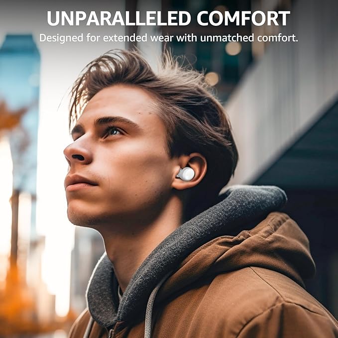 TOZO T6 Wireless Earbuds, Bluetooth 5.3 Ear Buds, Stereo Sound in Ear Headphones, 50 Hours Playtime, Wireless Charging Case, APP Customizable EQs, IPX8 Waterproof Earphones