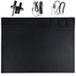Premium Heat Resistant 932°F Anti Static Mat, HPFIX ESD Mat with Grounding Wire, Grounding Plug, and ESD Wristband, Silicone Soldering Repair Mat for Computer, PC Building, Eelectronics