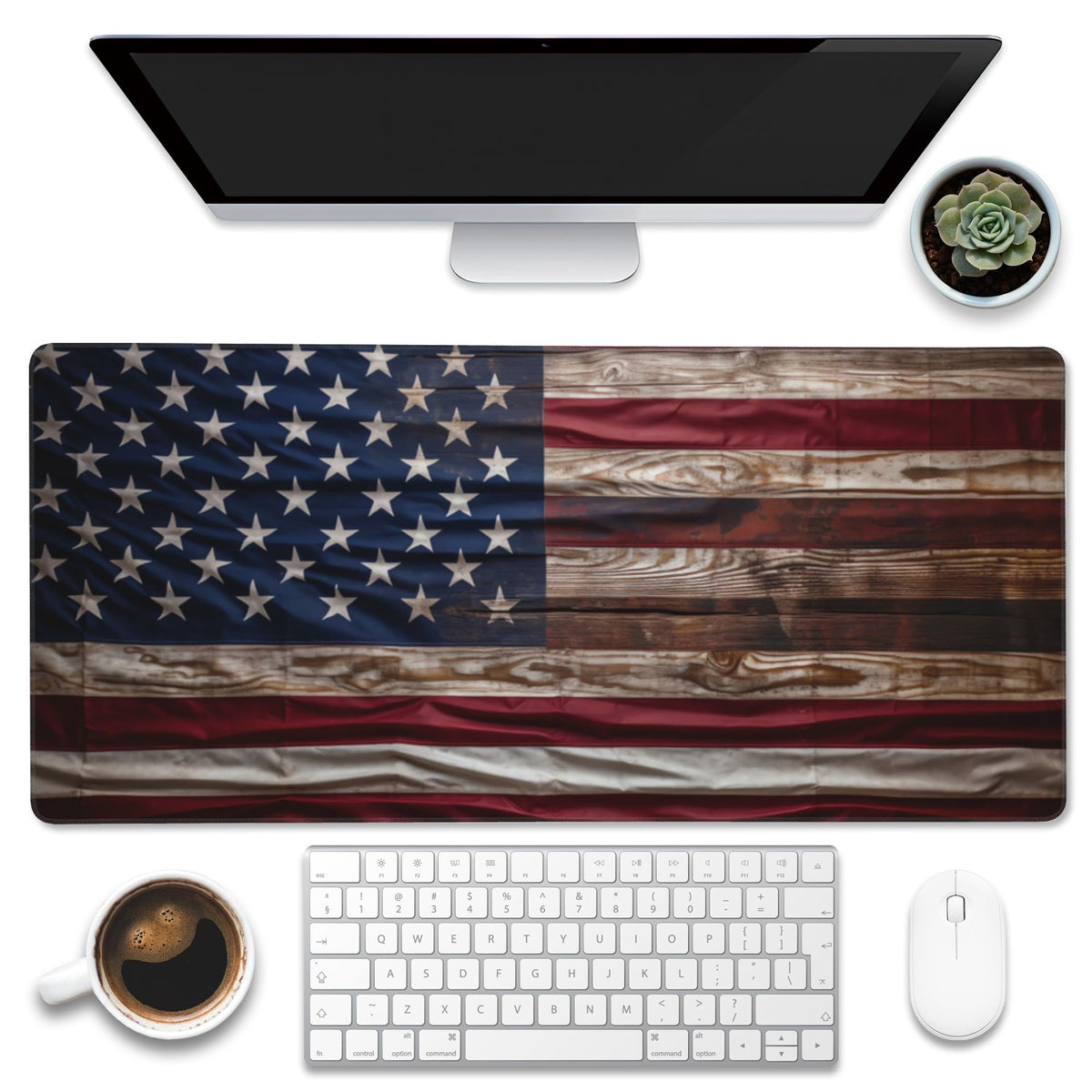 Eflxamz Large Gaming Mouse Pad, Koi Fish Ink Painting Desk Mat, Golden Line Lotus Desk Pad, Extended Big Computer Keyboard Mouse Pad with Non-Slip Base and Stitched Edge, 31.5"x11.8"