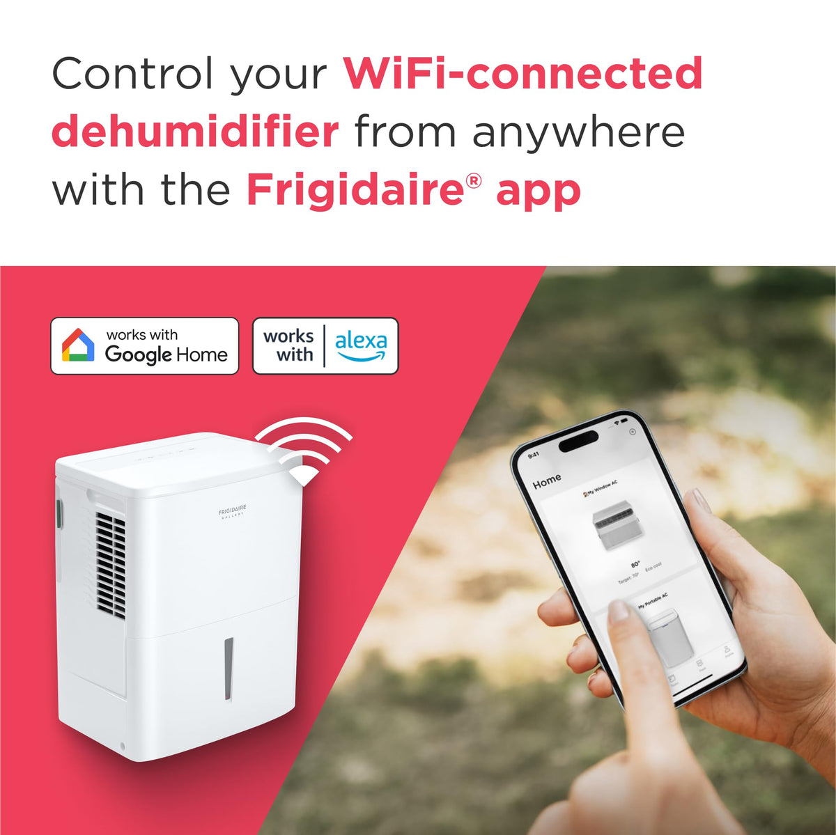 Frigidaire Gallery 35 Pint Smart Dehumidifier with MERV 14 Air Filter