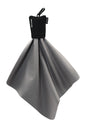 SPUDZ Classic Microfiber Lens Cleaner – Clip-On Pouch, Washable – for Binoculars, Scopes, Glasses, Screens | Classic | Black, 10 x 10 Inch
