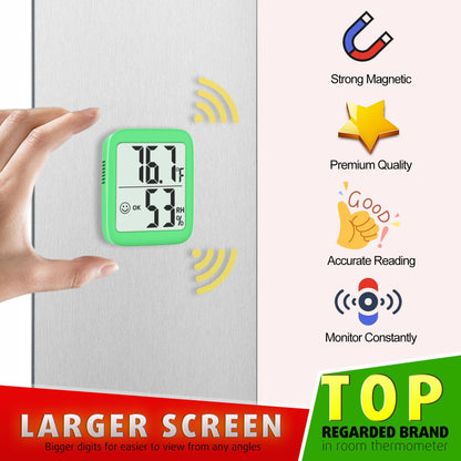 Antonki 2 Pack Room Thermometer Indoor Hygrometer