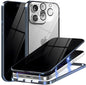 Magnetic Case for iPhone 16 Pro Max Privacy Screen Metal Titanium Frame