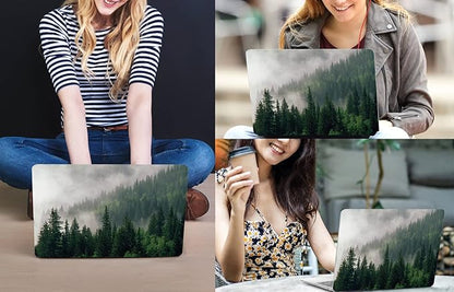 CISSOOK Compatible with MacBook Pro 13 inch Case M2 A2338 with Touch Bar 2023 Release, Forest Hard Shell Case with Keyboard Cover +Screen Protector for Pro 13 2025-2020 A2338 M1 A2251 a2289, Forest