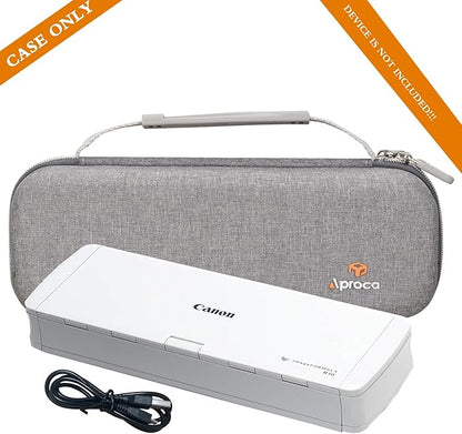 Aproca Grey Portable Hard Storage Case, for Canon ImageFORMULA R10 / ImageFORMULA P-215II Portable Document Scanner