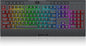 Redragon K525 PRO RGB 3-Mode Wireless Membrane Gaming Keyboard with Multimedia Keys, Linear Mechanical-Feel Switch, 4 Extra On-Board Macro Keys, Dedicated Media Control, Ergonomic Wrist Rest