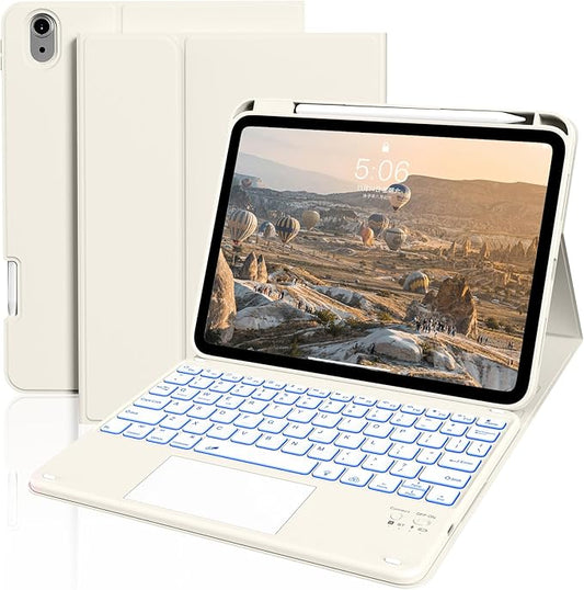 JKSML for iPad(A16) 11th/10th Generation Case with Keyboard (11/10.9 inch)