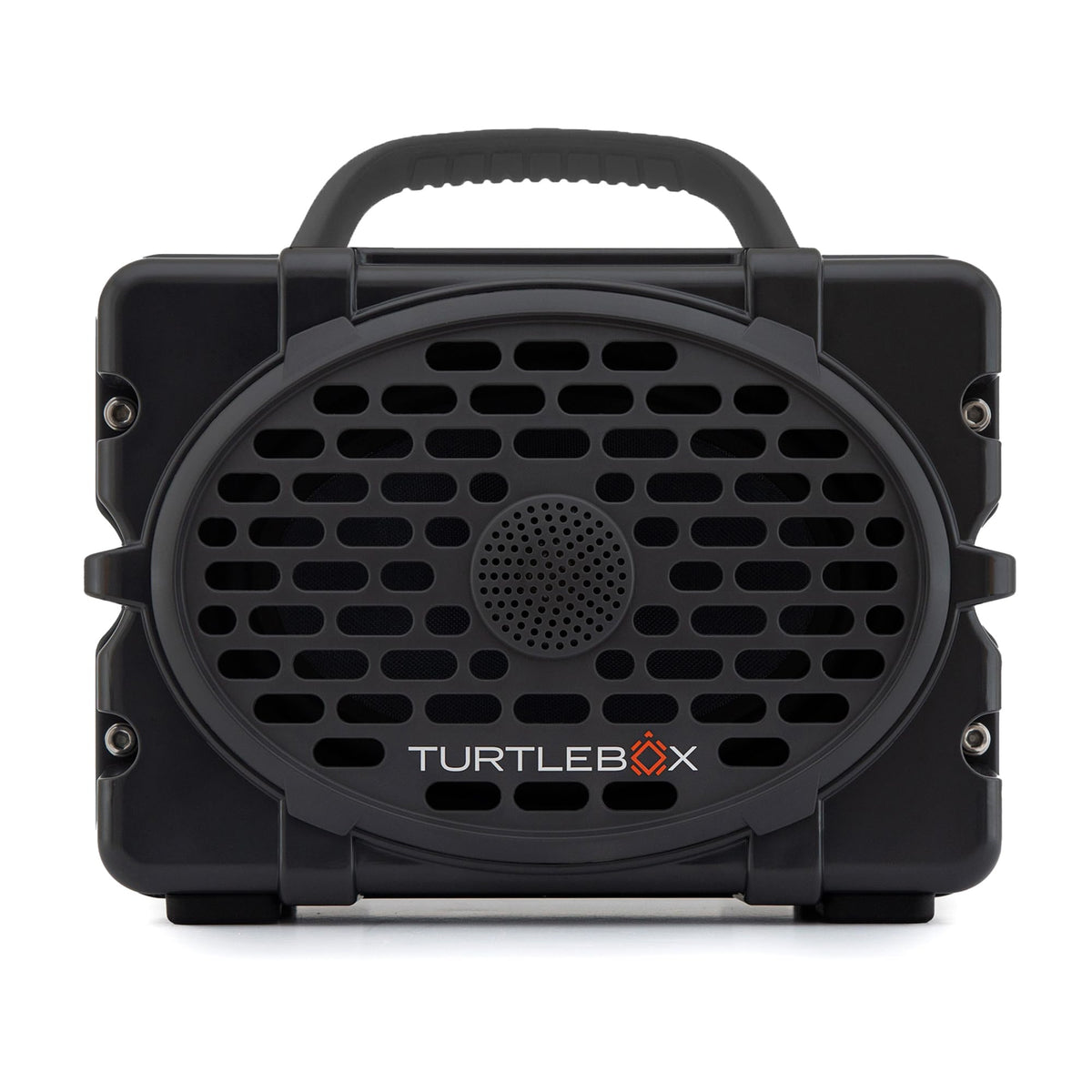 Turtlebox Original Gen 3 Outdoor Bluetooth Speaker, White/Royal Blue