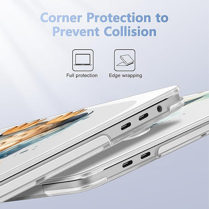 for MacBook Pro 16 inch Case 2019 2020 Release Model A2141, Plastic Hard Shell Cover with Keyboard Cover for MacBook Pro 16 inch with Touch Bar & Touch ID - Cute owl
