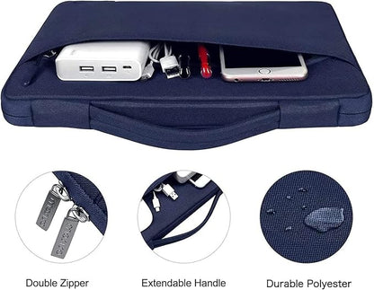MOSISO Compatible with MacBook Air 13 inch Case 2025 2024 2023 2022 M4 A3240 M3 A3113 M2 A2681, Hard Shell&Sleeve Bag&Keyboard Skin&Webcam Cover&Screen Film for MacBook Air 13.6 inch, Navy Blue