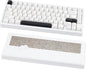 KEEBMONKEY WOBKEY Rainy 75 CNC Aluminum HMX/JWK/Cocoa Switches Triple-Mode Connectivity Mechanical Keyboard with Superior Acoustics, RGB/FR4/Silver SUS304/7000mAh/Cocoa Switch (Pro - Red Velvet)
