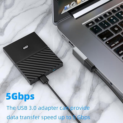 AreMe 90 Degree USB 3.0 Adapter 4 Pack, Up and Down Angle, Left and Right Angle USB A Male to Female Converter Extender for PC, Laptop, USB A Charger, Power Bank and More (Grey)
