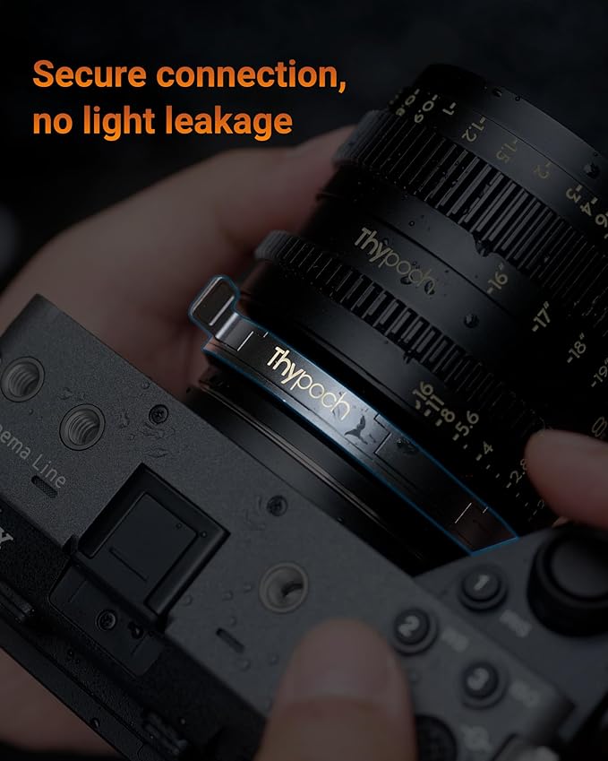 Thypoch M-Z Lens Mount Adapter Auto-Lock, Compatible with Leica M Lens to Nikon Z Camera Z5 Z5II Z6 Z6II Z6III Z7 Z7ll Z8 Z9 ZF Z30 Z50 Z50II ZFC