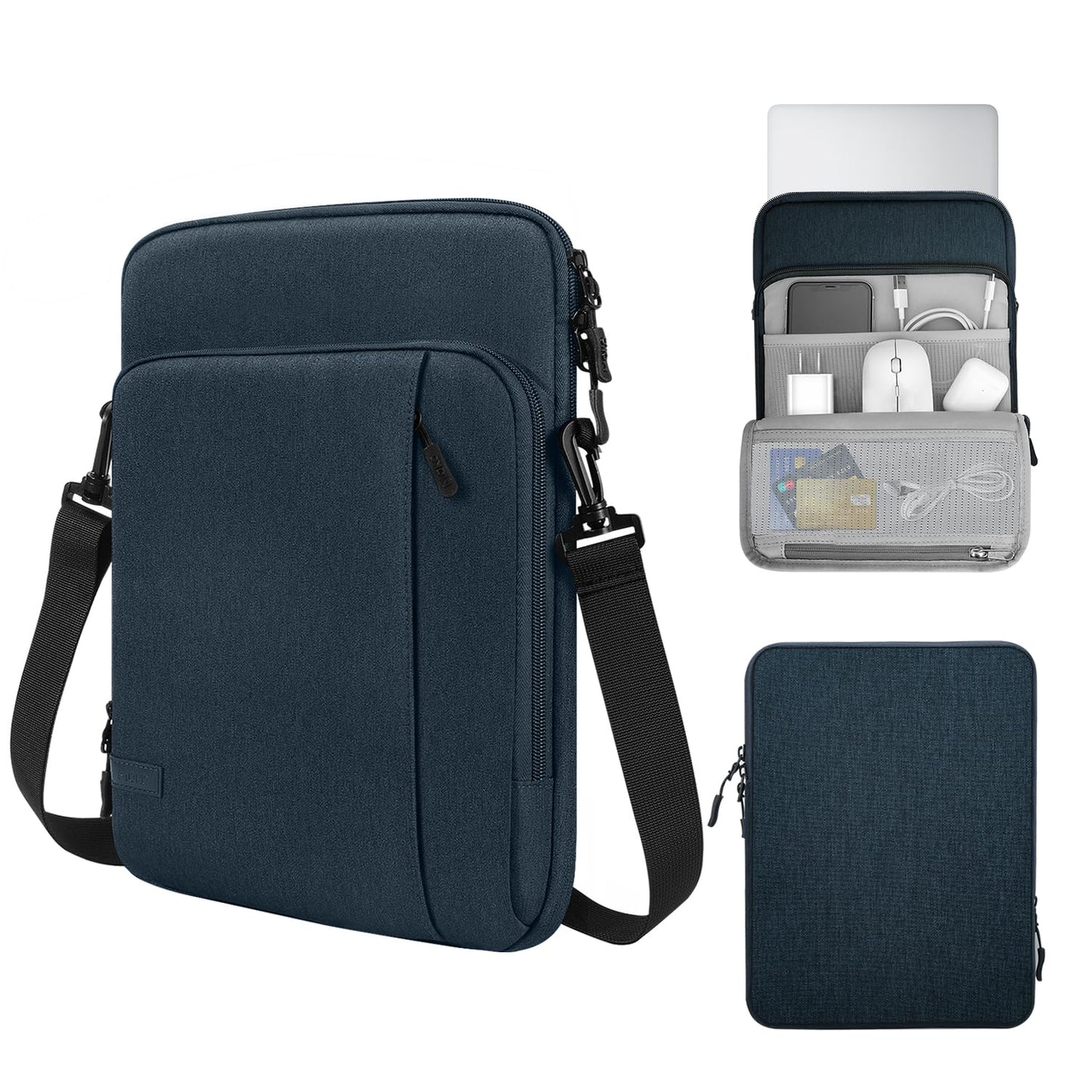 MoKo 13.3-14 Inch Laptop Sleeve Bag Carrying Case with Accessory Pocket