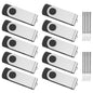 ABLAZE 4GB USB Flash Drive 20 Pack, USB 2.0 Thumb Drives with Lanyards