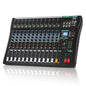 XTUGA 16 Channel Audio Mixer,Professional Sound Board DJ Mixer(CT160)