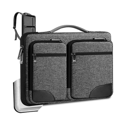 ZINZ 360 Protective Laptop Case 15" 15.6" 16" Sleeve, Water-Resistant Handbag with Straps Compatible with 16" MacBook Neo, MacBook Pro Air 16"/15", XPS 16" and Most 15" 15.6" 16" Notebooks,G01BK02
