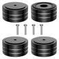 Tertullus 4 Pcs Speaker Feet Aluminum HiFi Turntable Feet Isolation Feet Aluminum Stand Speakers Spikes Audio Pads 58x22mm for HiFi Amplifier/Speaker/Turntable/Player(Gold)