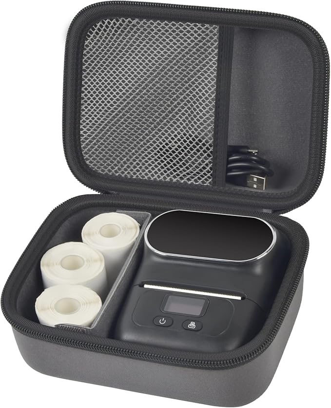 Boobowl Hard Case for Phomemo M110/M110S Label Maker, Case Only