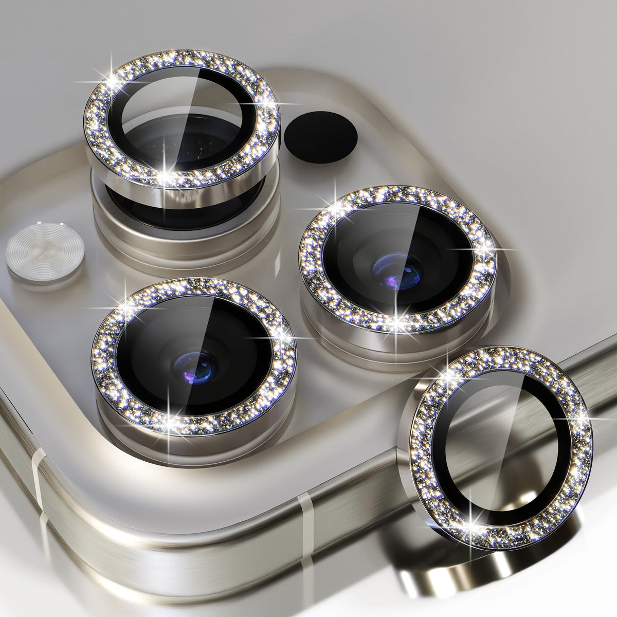 Choiche for iPhone 15 Pro/iPhone 15 Pro Max Camera Lens Protector