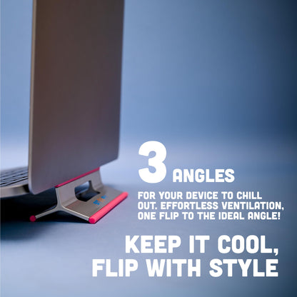 Steepy Portable Laptop Stand for Desk – Adjustable Height & Laptop Holder