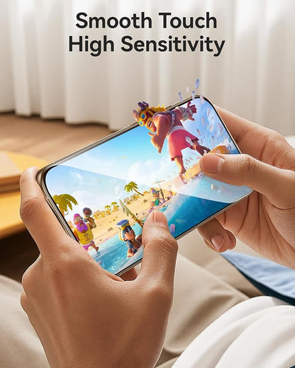 NIMASO for iPhone 16 Pro Screen Protector, 3 Pack Tempered Glass Screen Protector for iPhone 16 Pro, Automatic Dust Removal, Instant Installation,HD Clear, 9H Hardness Shockproof (6.3 inches)