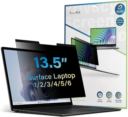 SenseAGE Magnetic Privacy Screen Protector for Surface Laptop 13.5 inch (6/5/4/3/2/1), Easy On/Off Privacy Filter, Anti Blue Light Glare, Notebook Privacy Screen Filter, Compatible with Surface Laptop 13.5"