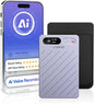 LOBKIN Ai Voice Recorder with Transcribe & Summarize, Note Voice Recorder Support 152 Languages, 64GB, Audio Recorder with App Control, Slim Ai Note Taking Device for Lectures, Meetings, Calls, Grey