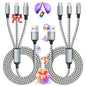 Travel Essentials Multi Charging Cable, USB Cable Universal Charger, 2Pc4FT