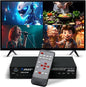 OREI 4x1 KVM HDMI Seamless Switch Multiviewer, Share Multiple Devices, PC, Computers, Phones, Gaming on One Display Monitor, Keyboard Control and USB 3.0 Peripheral Control
