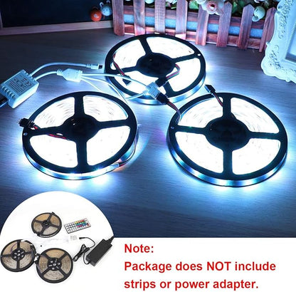 SUPERNIGHT 1-to-3 Remote Controller Dimmer for RGB LED Strip Lights, One Remote Can Control 3pcs Light Strips Synchronously, for SMD 5050 2835 3528 Multi Color Changing Rope Lights (3 Ports)