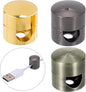 3 Sets Charger Holders for Cords, Gold/Silver/Antique Copper Adjustable Cable Anchor Holders, Adhesive Metal Cord Clips, Cable Management Wire Organizers for Desk, Office, Nightstand