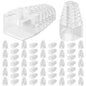 CableGeeker Cat6 RJ45 Strain Relief Boots, 100-Pack, 6.5mm, Blue