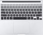 Allinside Gray Ombre Keyboard Cover Skin for MacBook Pro 13" 15" 17" (2015 or Older Version), MacBook Air 13" A1369/A1466, Older iMac Wireless Keyboard MC184LL/B