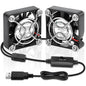 2 Packs USB Fan 40mm x 10mm DC 5V Mini Cooling Brushless Box Fan for Computer Terrarium PlayStation PC Case Xbox Welding Helmet Aquarium Router