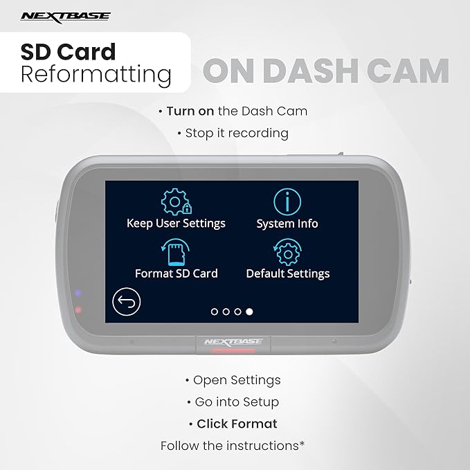 Nextbase 64GB U3 Micro SD Memory Card - with Adapter - Compatible with Nextbase in-Car Dash Cams Series 1 and 2