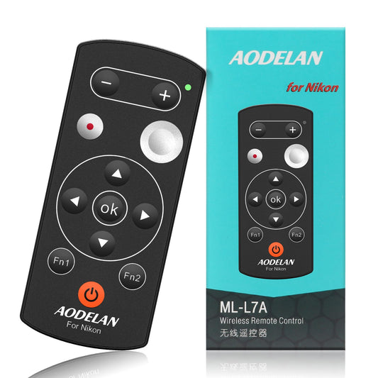 AODELAN Camera Wireless Shutter Release Remote Control for Nikon COOLPIX P1000 P950 B600 A1000 Z50 Z30 Z fc, Replaces Nikon ML-L7