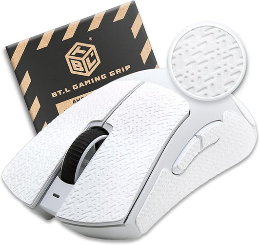 BT.L Mouse Grip for Razer DeathAdder V3, Razer DeathAdder V3 Pro (White)