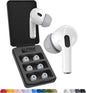 Foam Masters Ultra-Premium Memory Foam Ear Tips for AirPods Pro 1st & 2nd Gen | 3 Pairs | Black Magic Ver 6.0 | Secure | Comfort | Better Noise Cancel | Replacement Buds – Gray, Small