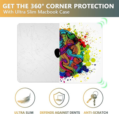 CISSOOK Creative Brain Hard Shell Case for MacBook Pro 14 inch Case 2024 2023 2022 2021 Release A3401 A3112 A3185 A2992 A2918 A2779 A2442, Brain Cover for MacBook Pro 14 M1 M2 M3 M4 Pro/Max Chip